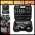 Tlgreen 108-PIECE Metric Socket Ratchet Tool Kit For Car Garage. Fixed Price $101.99.