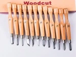 12-PIECE Pro Carving Hand Chisels Set Woodworking Gouges Tools. Fixed Price $20.99.