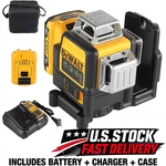 Dewalt DW089LG Line 3X360 Green Laser Self Leveling 12V Kit. Fixed Price $86.99.