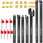Carbide Lathe Tools - Metal Cutting Set 21PCS 7PCS 5/16" Turnin.... Fixed Price $64.61.