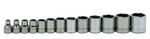 13PC 3/8" Drive 6 Point 1/4"- 1" Shallow Chrome Socket Cliprail Set Williams Usa. Fixed Price $77.91.