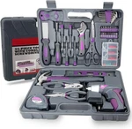 44-PIECE Pink Tool Kit With 4V Cordless Screwdriver Ladies Home Repair Gift Set. Fixed Price $62.56.