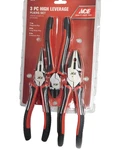 Ace 3 Piece High Leverage Pliers Set. Fixed Price $29.95.
