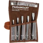 Paramount Piece Cold Chisel Set: 5/16", 3/8", 7/16", 1/2", And 5/8". Fixed Price $23.33.