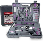 44PCS 4V Cordless Screwdriver Kit Set Pink Color Tools Lady WS001. Fixed Price $63.99.