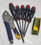 Set Of Tools 7PC Random(stanley,irvin,gearhead). Fixed Price $32.00.