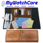 "traveler" - Luxury Watch Clean & Polish Kit With Soft Leather Pouch. Fixed Price $54.95.