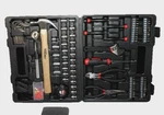 Hyper Tough 116PC Home Repair Tool Set, New, 11INX13INX3IN 6.06LB. Fixed Price $34.95.