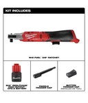 3053-21 Milwaukee Tool M12 Fuel 3/8 Inch Ratchet Kit. Fixed Price $255.00.