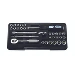 Koken P2258M 1/4 Sq. Dr. Socket Set 6 Point Plastic Case 31 Pieces. Fixed Price $269.42.