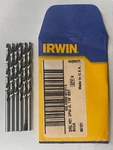 Irwin 80121 #21 Hss Wire Gauge Drill Bits Tools Spw Jl 118' Pack Of 6 Usa. Fixed Price $6.00.