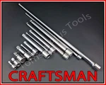 Craftsman Tools 13PC 1/4 3/8 1/2 Ratchet Wrench Socket Extension Adapter Set. Fixed Price $68.39.