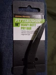 Pittsburgh 18" Heavy Duty Pry Bar. Fixed Price $19.00.