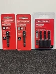 Craftsman Magnetic Nut Drivers 5/16" & 2- 1/4"SIR 3/8"SOCKET Adapters. Fixed Price $14.99.