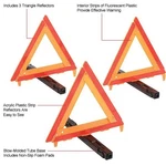 Cortina 95-03-009 3-PIECE Triangle Highway Warning Kit. Usa Built Dot Approved. Fixed Price $24.95.