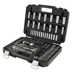 Hart 140-PIECE 1/4 And 3/8-INCH Drive Mechanics Tool Set, Chrome Finish. Fixed Price $80.00.
