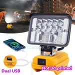 Lihghting Jobsite Outdoor Camping Led Work Light For Dewalt 20V Battery Portable. Fixed Price $15.00.