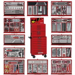Teng Tools 1033 Piece PRO35 26 Inch Wide Red Mega Master Kit. Fixed Price $5899.99.