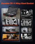 Mechanics Tool Set 253-PIECE Sae & Metric Socket Kit 1/4 3/8 1/2 Drive. Fixed Price $164.99.