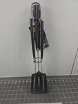 Oklahoma Joe's Stainless Steel Tool Set Grilling Spatula Tongs Bottle Opener. Fixed Price $25.00.