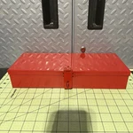 Red Heavy Duty Metal Box For Multiple Uses 14 5-3/4 2-3/4. Fixed Price $37.89.