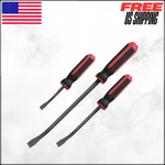 Pry Bar Set Strike Cap Handle Angled Tip Rust Proof Finish Tools 3PC. Fixed Price $29.99.