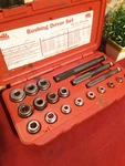 Mac Tools Bushing Driver Set, BD3142M With Case. Fixed Price $76.00.