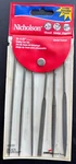 Nicholson 5-1/2" (140MM) Hobby File Set W/ Reusable Pouch #42030 Black Diamond. Fixed Price $18.29.