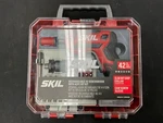 Skil Rechargeable 4V Cordless Screwdriver With 42 Piece Bit Set In Tool Case. Fixed Price $35.99.
