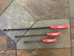 Craftsman 43383 43370 43369 Pc. Strike Cap Pry Bar Set 12" 17" 25" / Usa. Fixed Price $125.00.