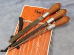 Warrensville File & Knife Second Cut Set Flat, Triangle, Round LOC-MB1. Fixed Price $44.95.