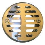Lasco 3-1/4 Inch Shower Drain Grate Chrome Plated With Screws Replacement. Fixed Price $14.74.