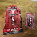 Craftsman CMMT12028 24-PC 1/4" 6-POINT Socket Set W/ratchet & Case (sae) New!. Fixed Price $58.00.