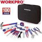 Workpro 100PC Home Tool Kit Drawer Household Hand Set W/easy Carrying Pouch. Fixed Price $35.99.