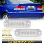 White Led License Plate Light Kit For 1992-2000 Honda Civic Car Auto Replace. Fixed Price $13.29.