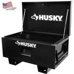 Husky Storage 32 In. W Black Steel Job Site Toolbox. Fixed Price $346.62.