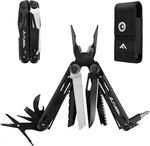 Flissa 16-IN-1 Multitool Plier Folding Pocket Bottle Opener Knife Stainless. Fixed Price $29.99.