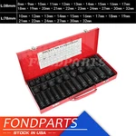 35PCS 1/2 Inch Drive Deep Impact Socket Set Metric Garage Workshop. Fixed Price $42.78.