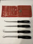 Snap-on Black Pick Set, Made Usa, Pcs Vintage Pn ASA204 See Pics/read. Fixed Price $47.95.