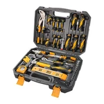 Tolsen 89-PC Household Set Toolbox Hammer Screwdriver Drill Bits Socket Kit. Fixed Price $72.46.