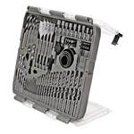 Tradespro 90-PIECE Drill Set With Screwdriver Bits, Hole Saws, Brad Point.... Fixed Price $18.74.