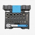 Gedore 666-U-20 1/4" Socket And Bit Set 35 Pcs. Fixed Price $138.79.