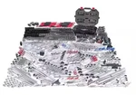 1200-PC Master Mechanics Tool Set Andhusky Hd 15-DRAWER Workbench. Fixed Price $4399.99.