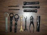 Kawasaki Tool Set & Storage Bag Wrenches Original Mito. Fixed Price $200.00.