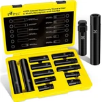 Topec 12PCS Spline Lug Nut Socket Set, Master Key Of 5, 6, 7, .... Fixed Price $57.78.