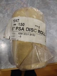 Sia 150GRIT 5" 1947 Sticky Back Sandpaper 100 Sheet Roll. Fixed Price $28.00.