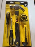 Stanley 5PC Tool Set Hammer Screwdriver Knife 10' Tape. Fixed Price $15.82.
