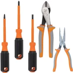 5 Piece Insulated Tool Set Orange Pliers And Screwdrivers 1000V Rated Durable. Fixed Price $104.90.