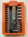 Hdx 23 Piece 1/4 Driver Set. Fixed Price $21.00.