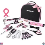 236-PIECE Pink Tool Set With Carrying Pouch For Diy & Home Maintenance. Fixed Price $59.99.